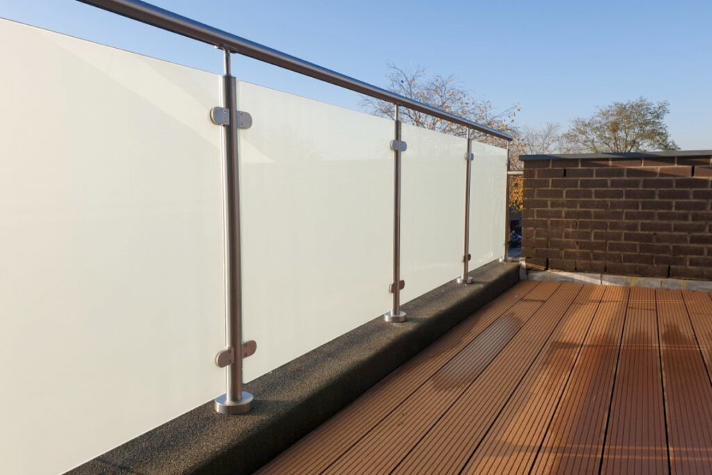 Balustrade glas RVS