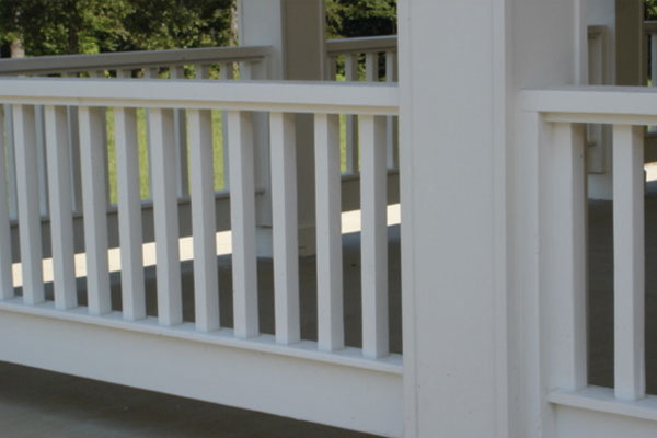 houten veranda balustrade