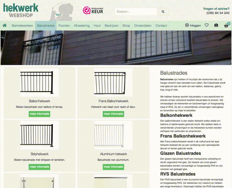metalen balkonhekken hekwerkwebshop.nl