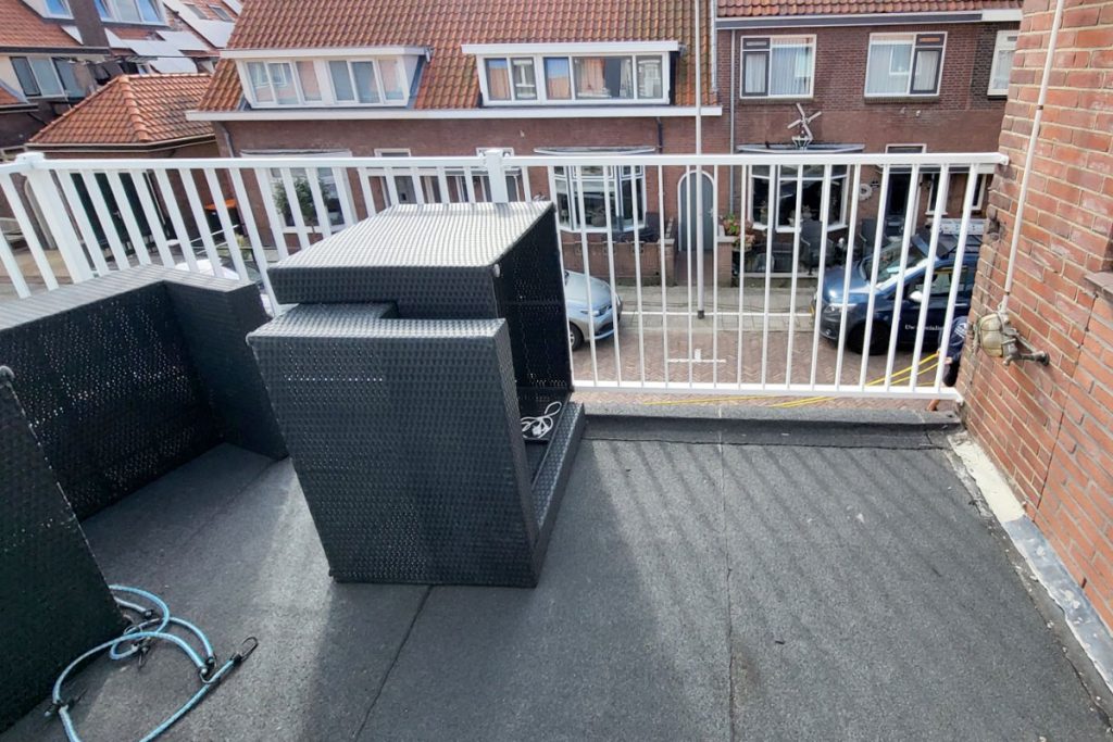 balustrade op dakterras in Katwijk