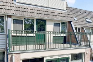 Dakterras op uitbouw