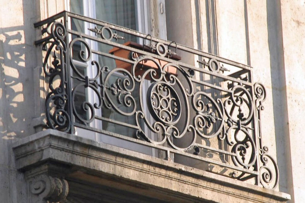 antiek balkonhek