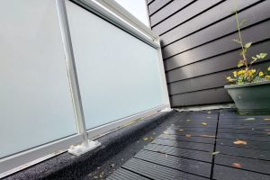Balustrade met matglas in vlaardingen