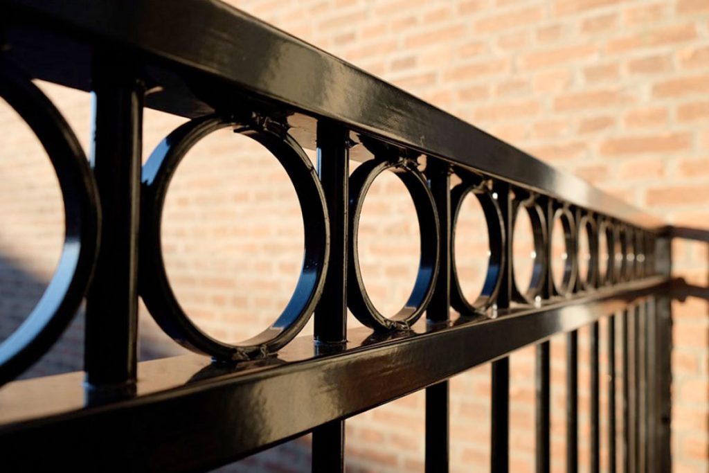 stalen balustrade zwart