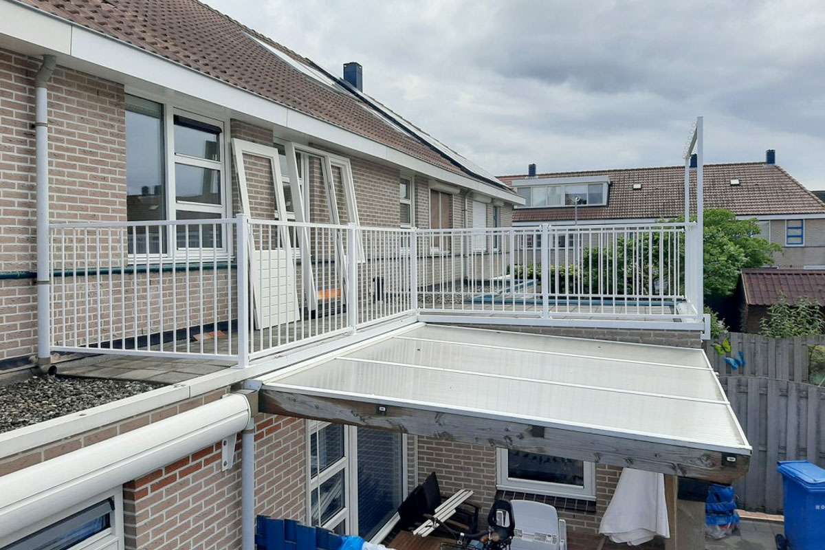 aanbouw met dakterras