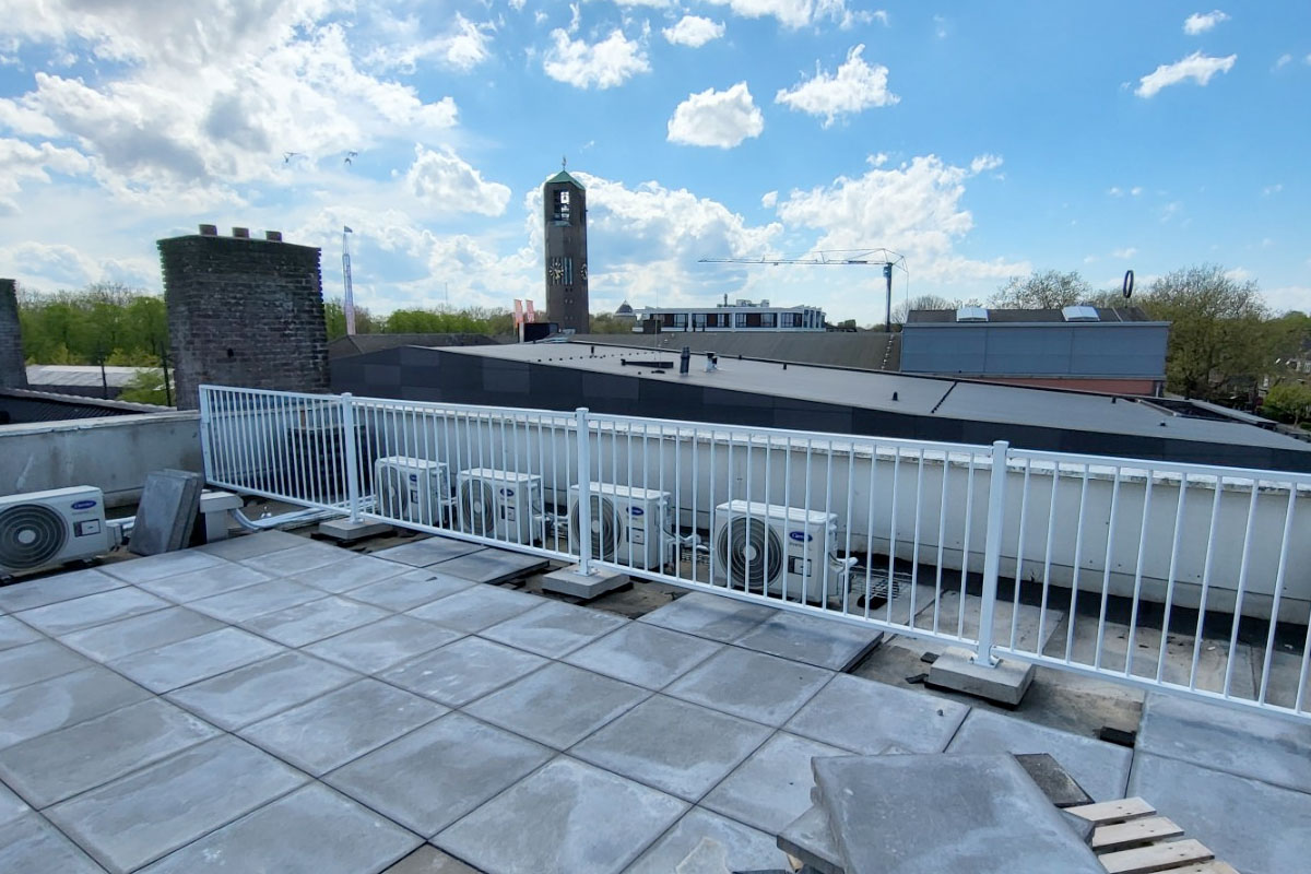 stalen balustrade in Emmeloord