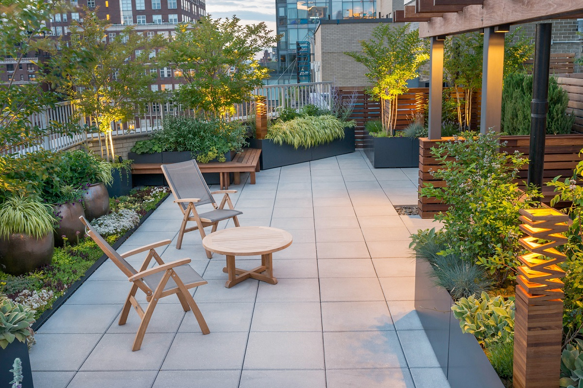 planten op dakterras