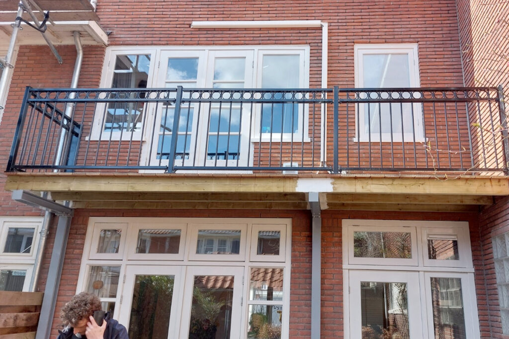 Stalen balkonhek in Utrecht