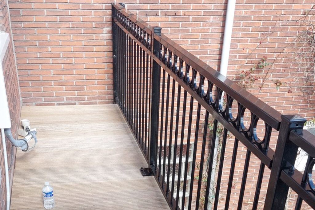Stalen balkonhek in Utrecht
