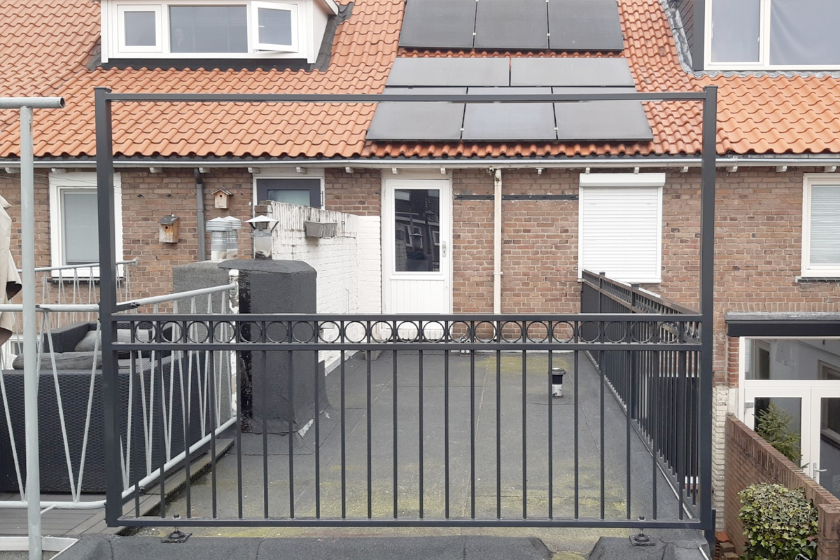 Stalen balustrade in Tilburg
