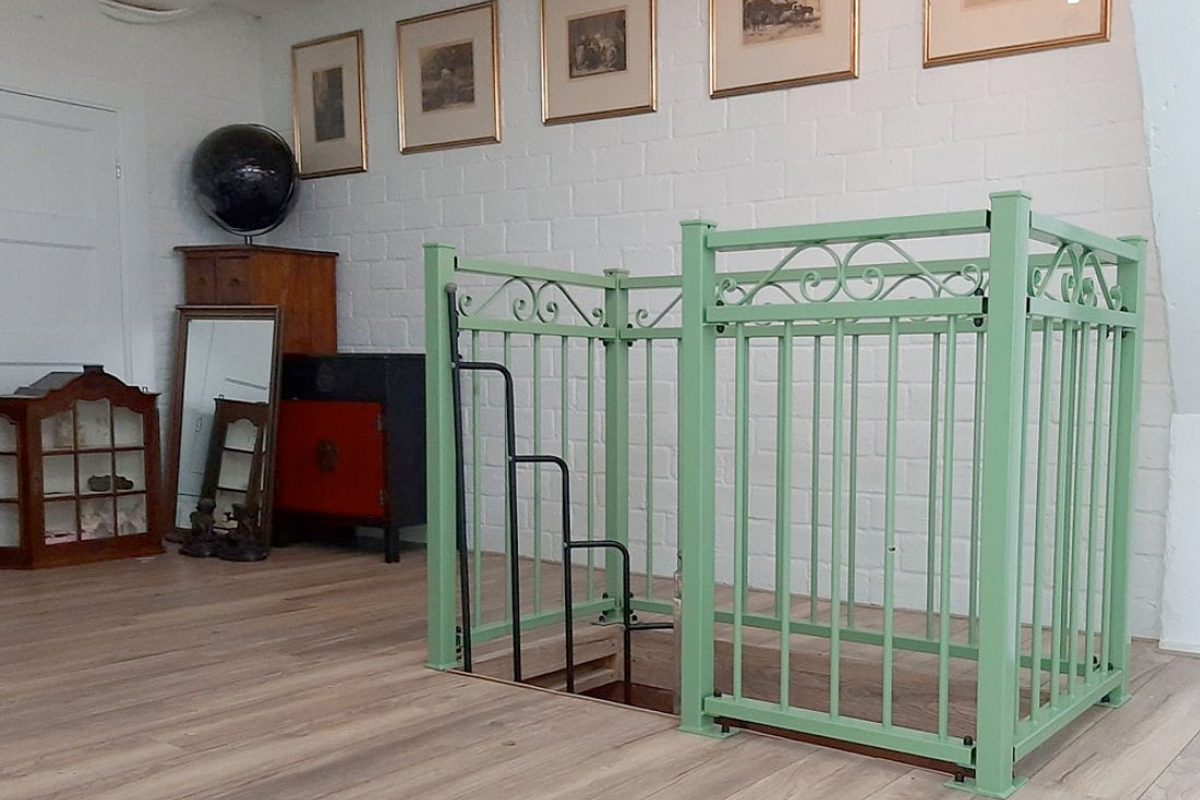 balustrade in kleine ruimte