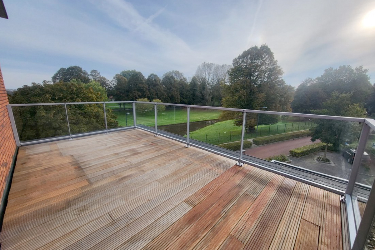 ruimtelijkheid versterken balustrade
