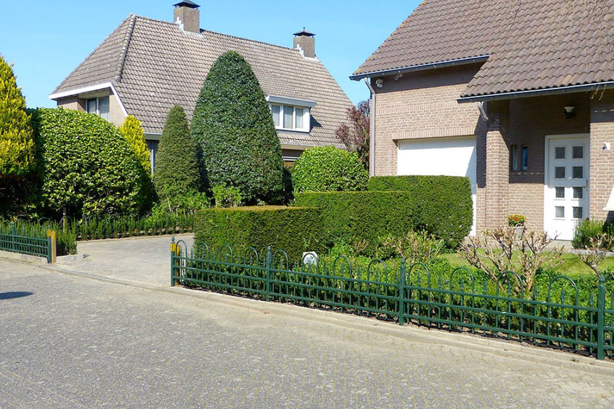 sierhekwerk voor een kleine tuin