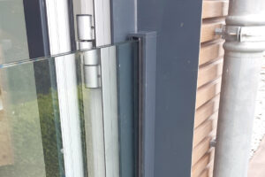 Glazen Frans balkon in Lelystad