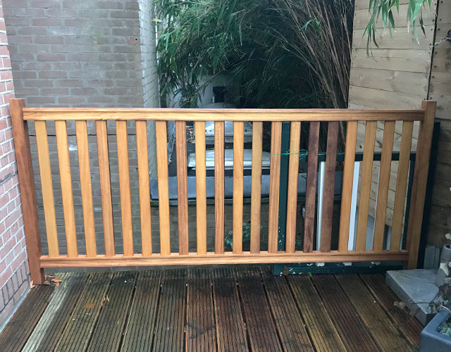 houten balkonhek kopen