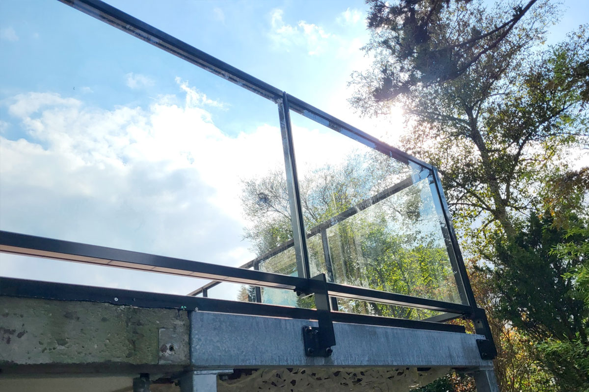 sterkte glazen balkonhekken