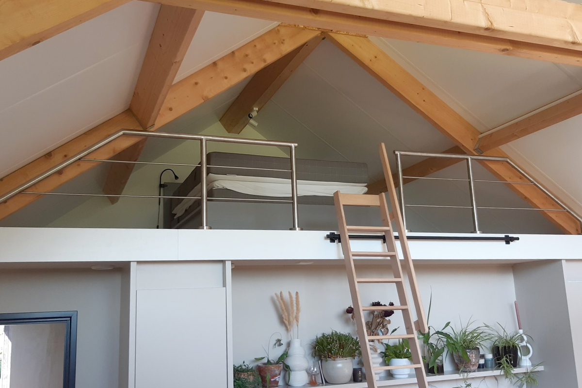 RVS balustrade in Emmen