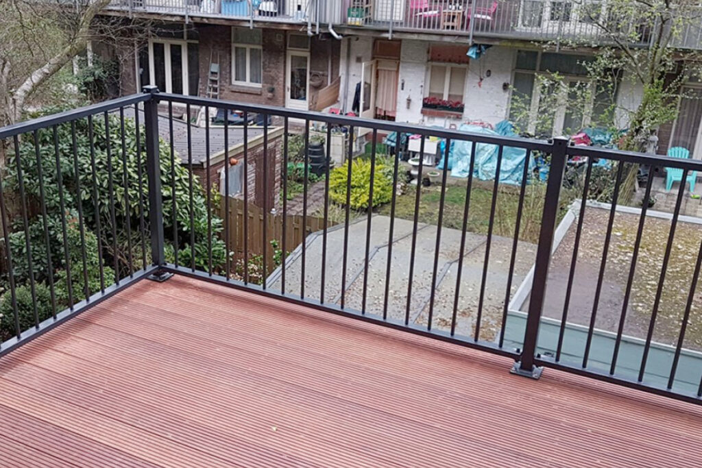 Maatwerk terras balustrade