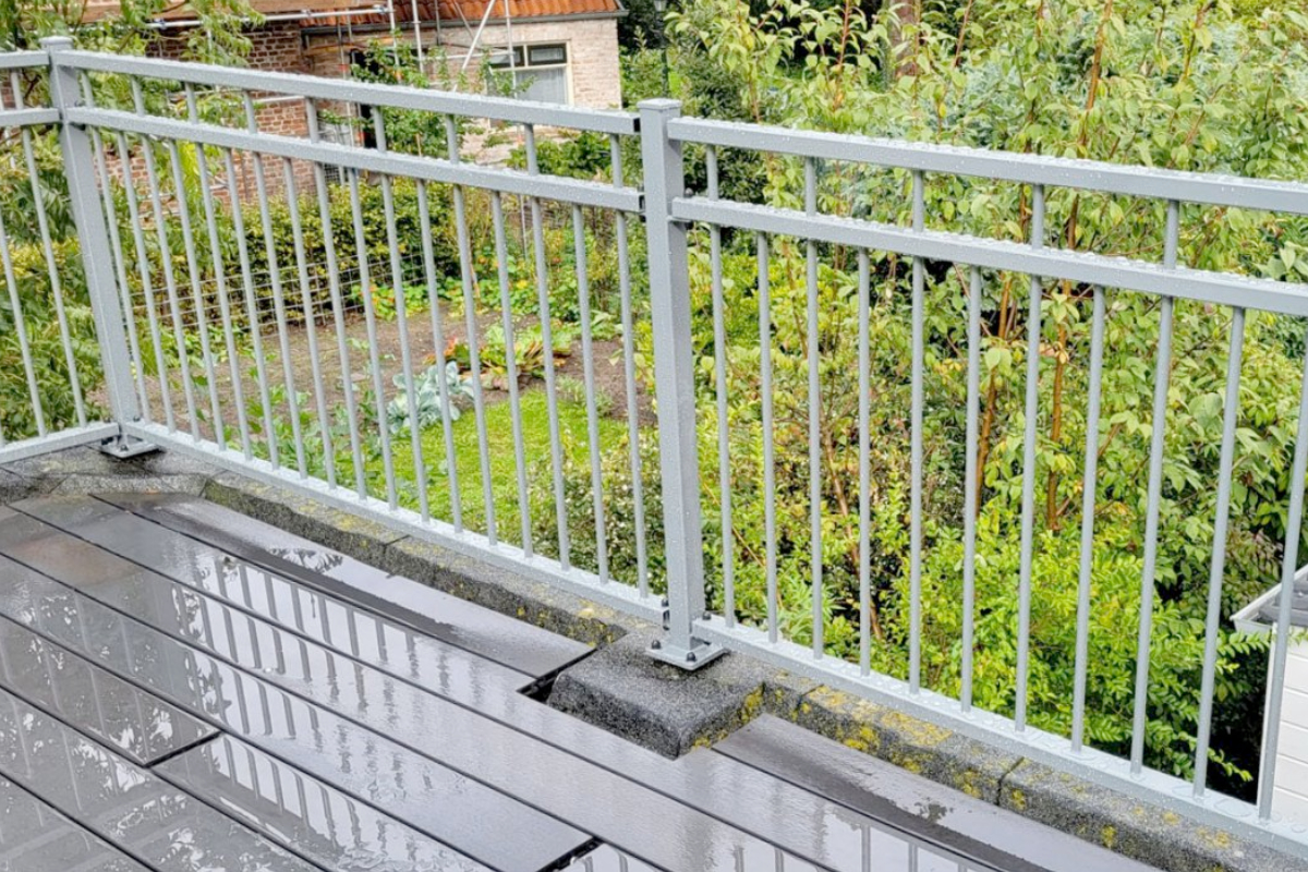 Maatwerk terras balustrade