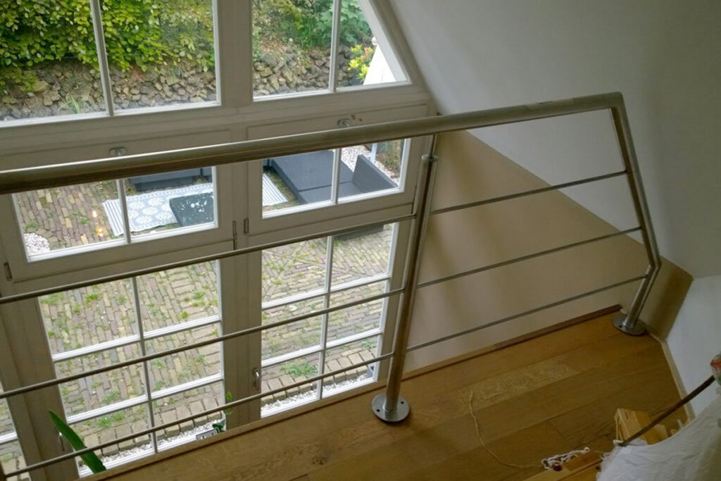 RVS balustrade voor binnen
