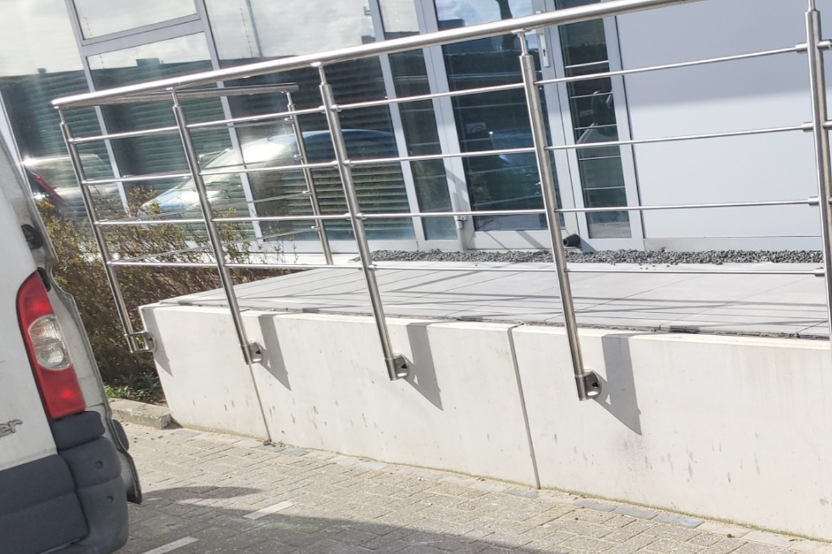 RVS balustrade voor buiten