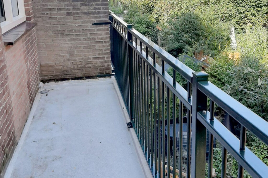 Webshop met stalen balustrades