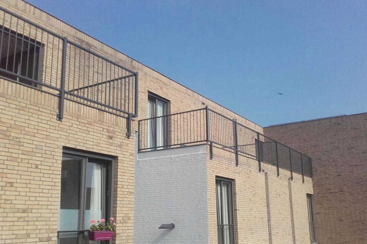 Webshop met stalen balustrades