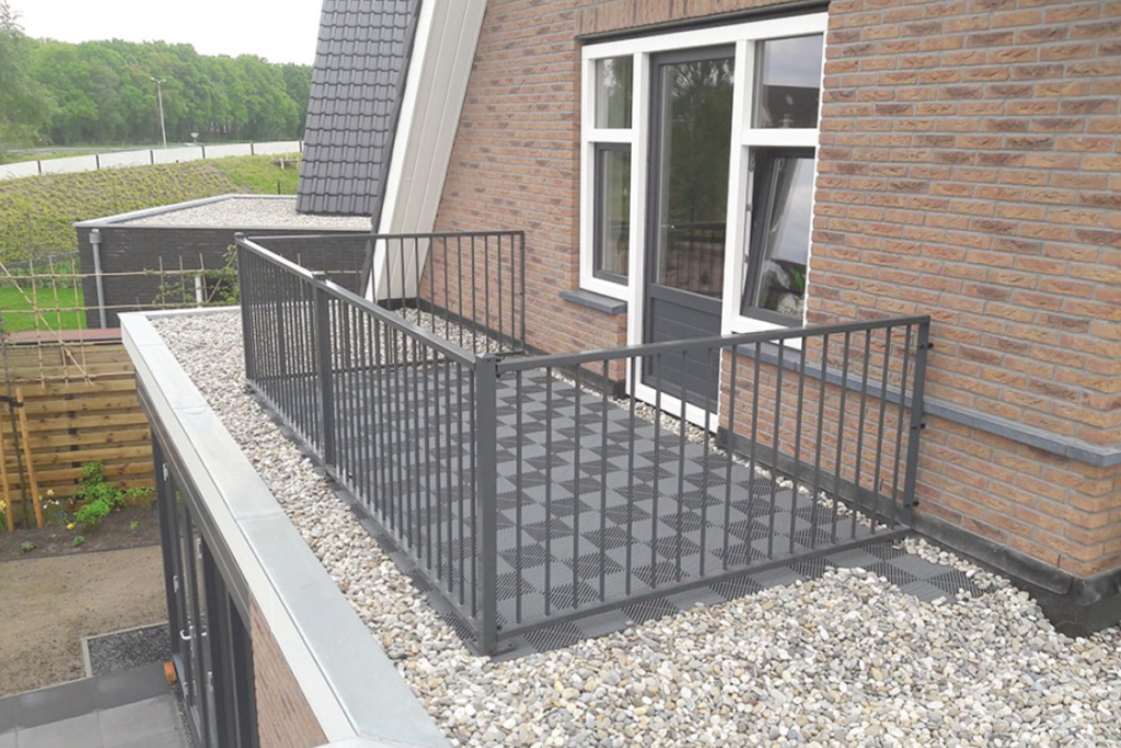 Balkonhekwerk van staal