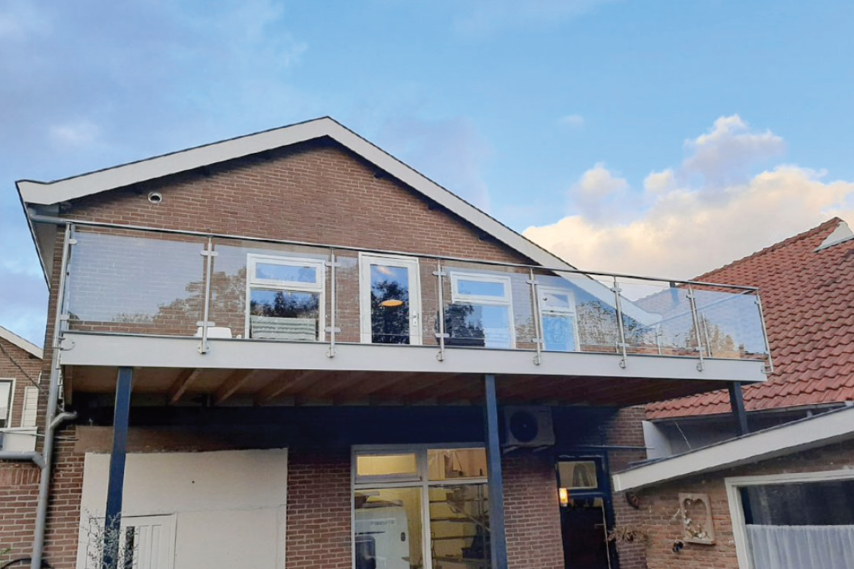 Glas balustrade bedrijf