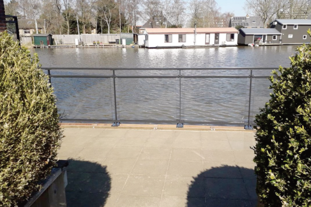 Glas balustrade bedrijf