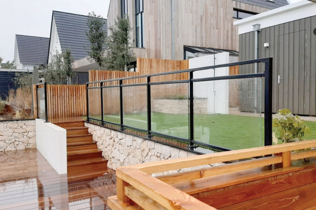 Glas balustrade producent