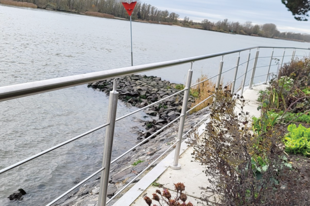 RVS balustrade in Sliedrecht