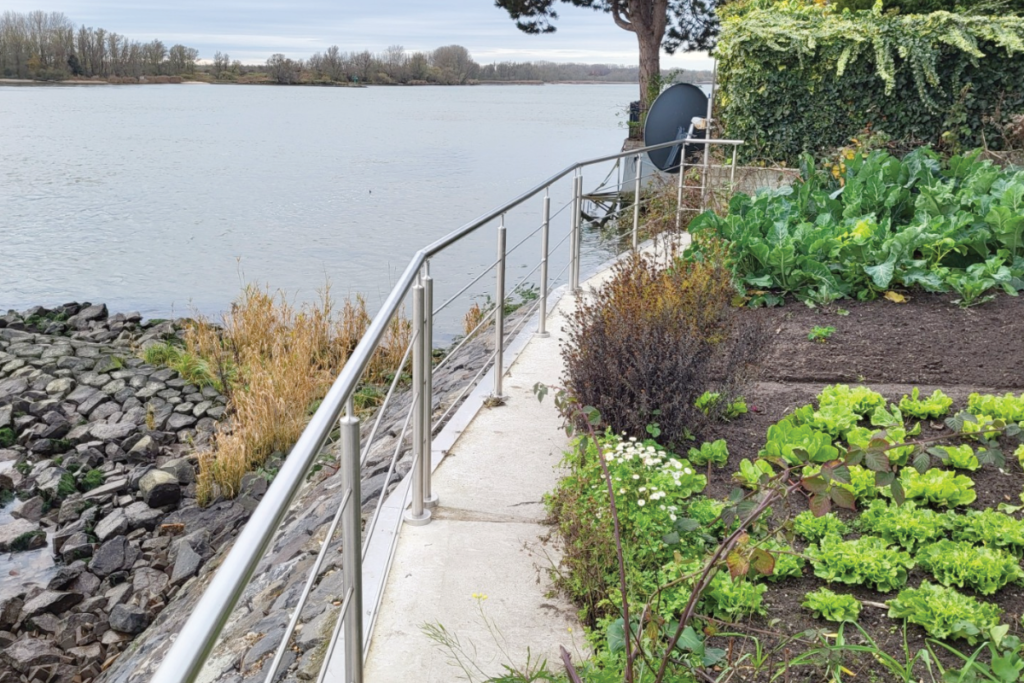 RVS balustrade in Sliedrecht