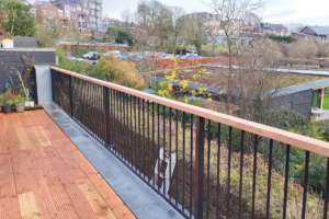 Stalen balustrade in Rhenen