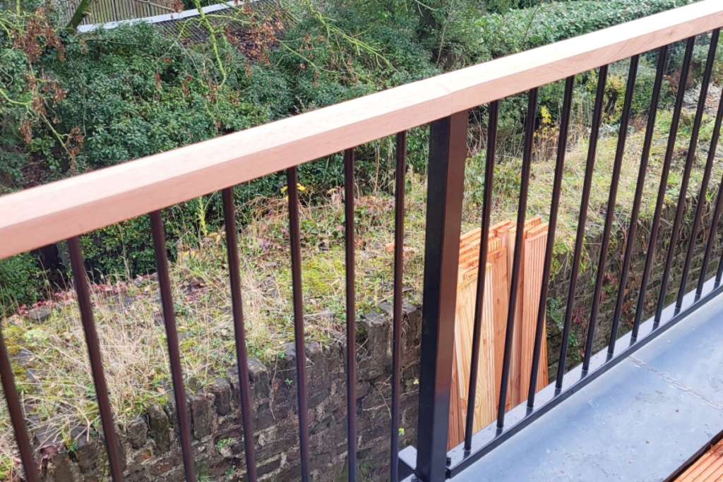 Stalen balustrade in Rhenen