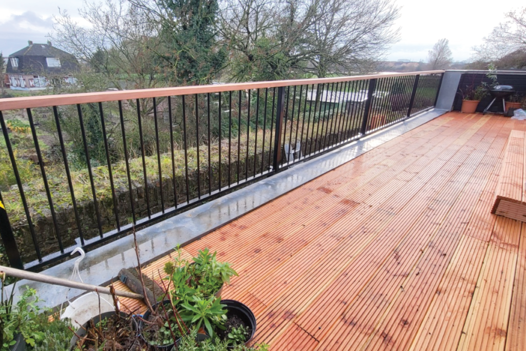 Stalen balustrade in Rhenen