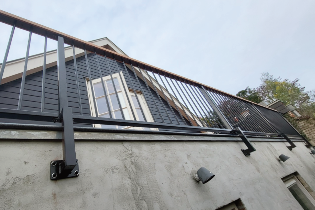 Stalen balustrade in Rhenen