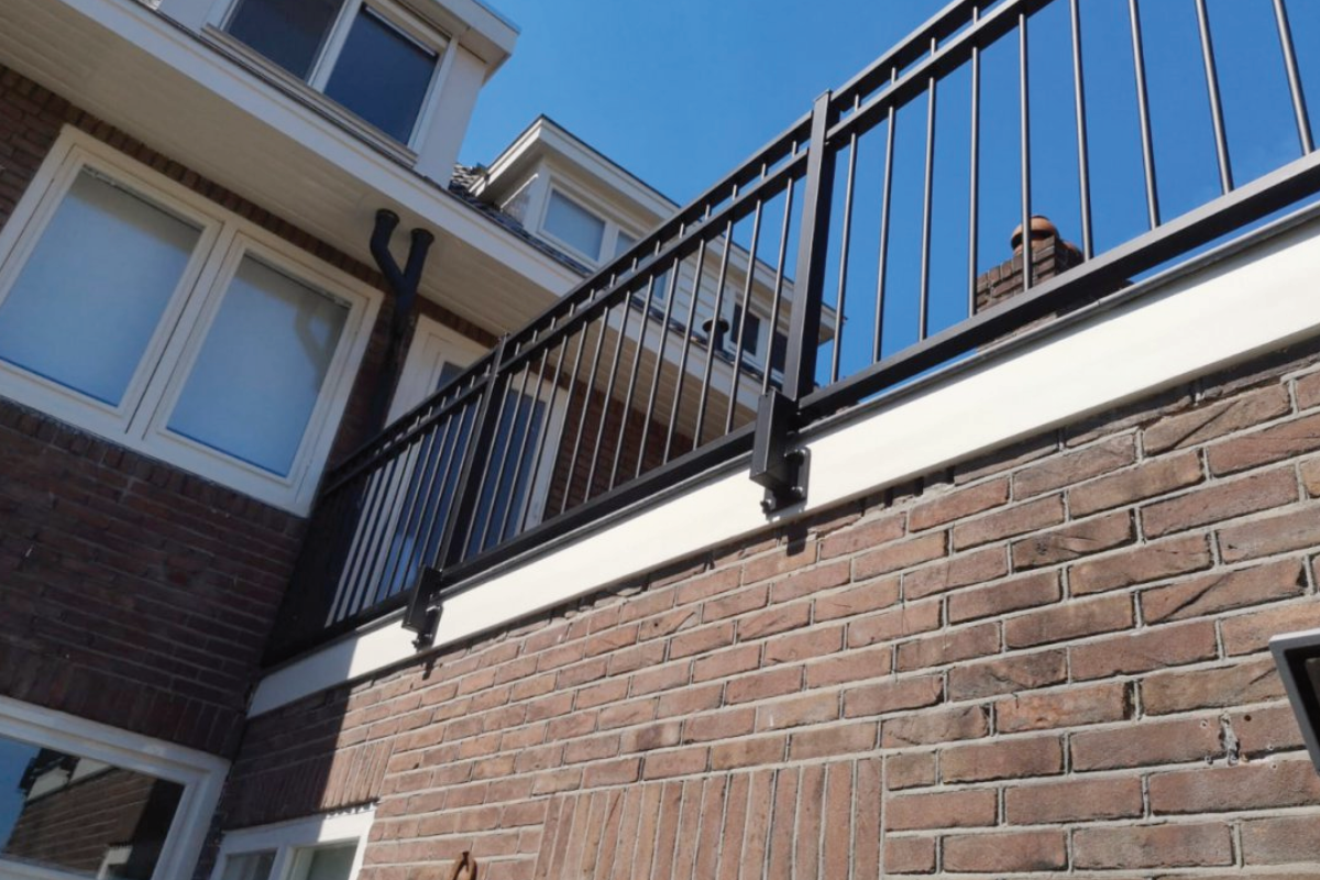 stijlvolle stalen balustrade
