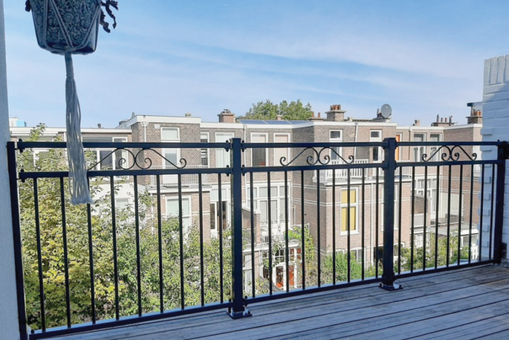 stijlvolle stalen balustrade