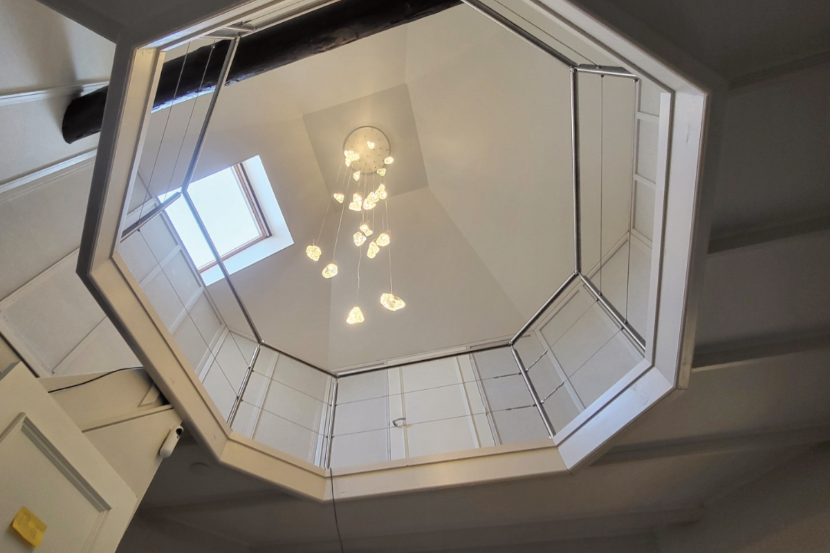 RVS balustrade op vide in Midlaren