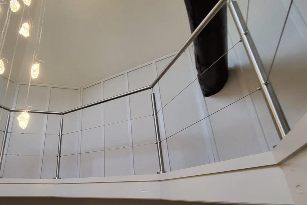 RVS balustrade op vide in Midlaren