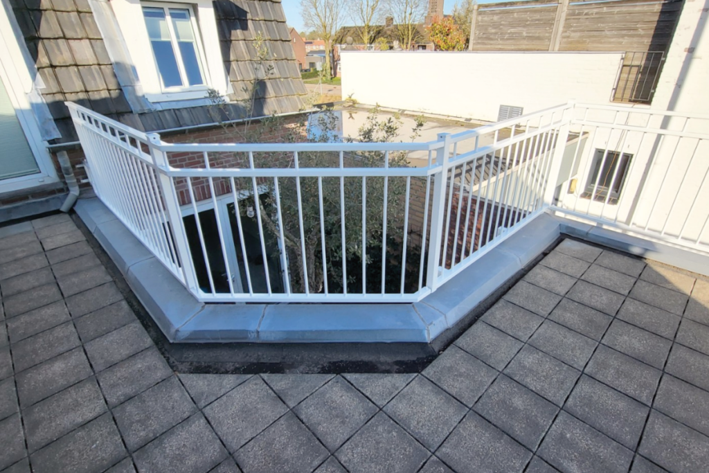 Stalen balustrade in Venray
