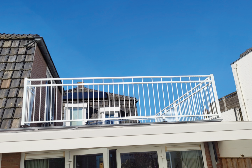 Stalen balustrade in Venray