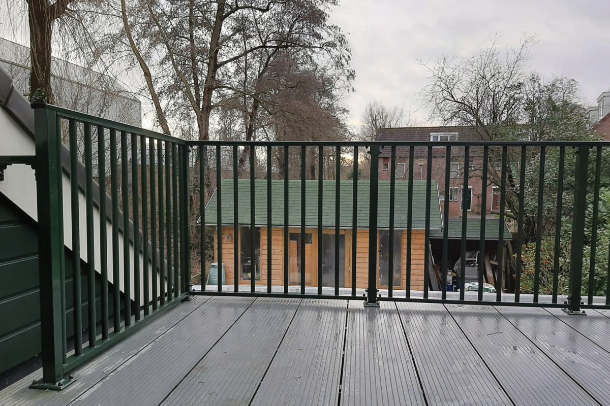 Aluminium balustrade in Emmeloord