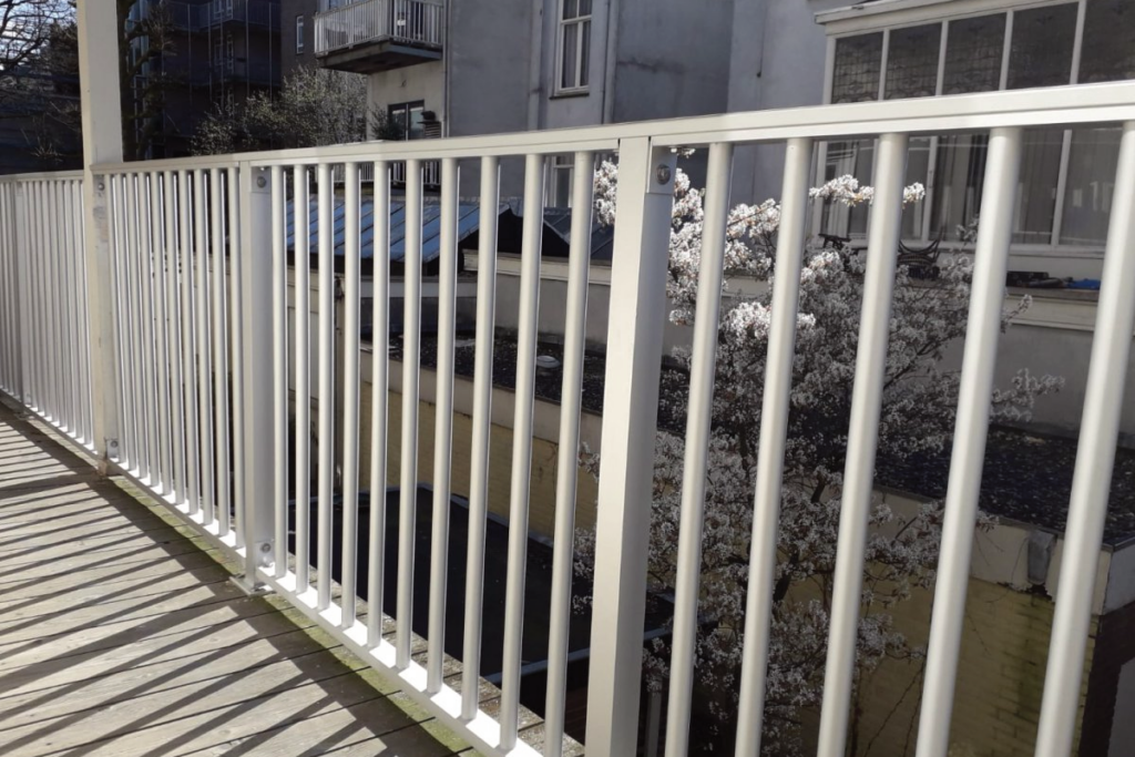 Aluminium balustrade in Emmeloord