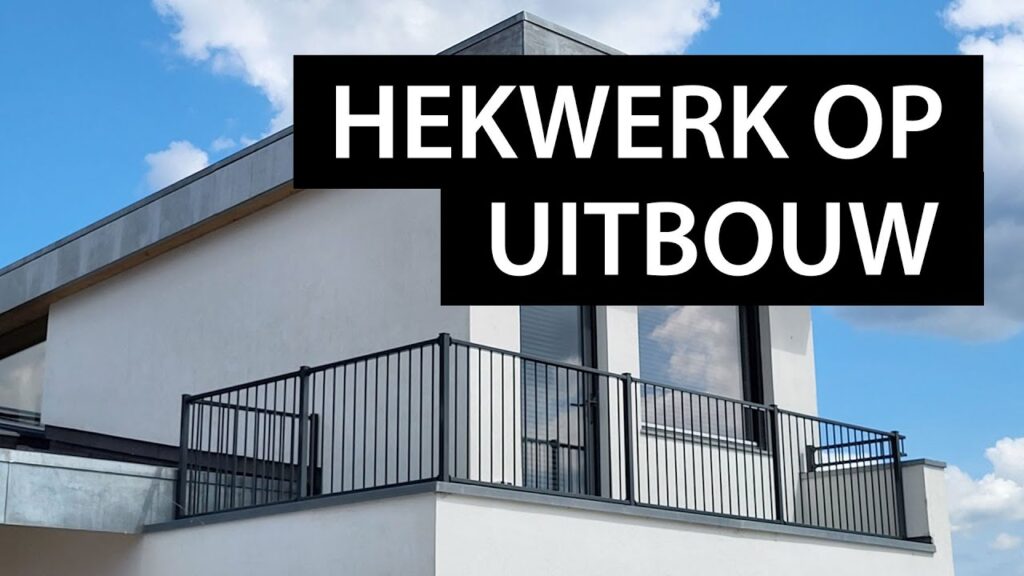 Hekwerk op een uitbouw