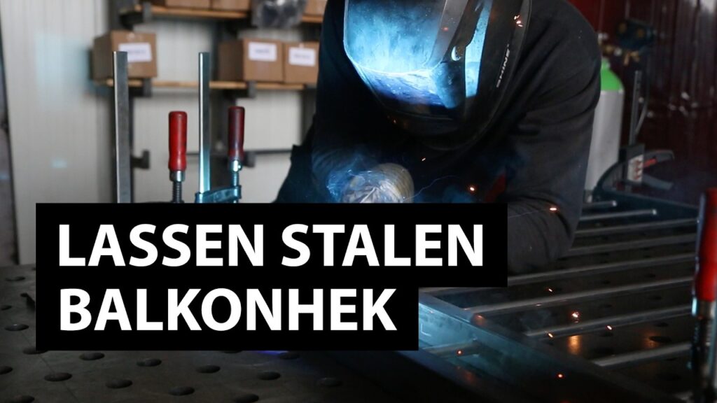 Lassen van een stalen balkonhek